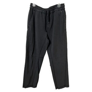 Lululemon Mens Faded  Washed Black Joggers Sweat Pants Loungewear 30"